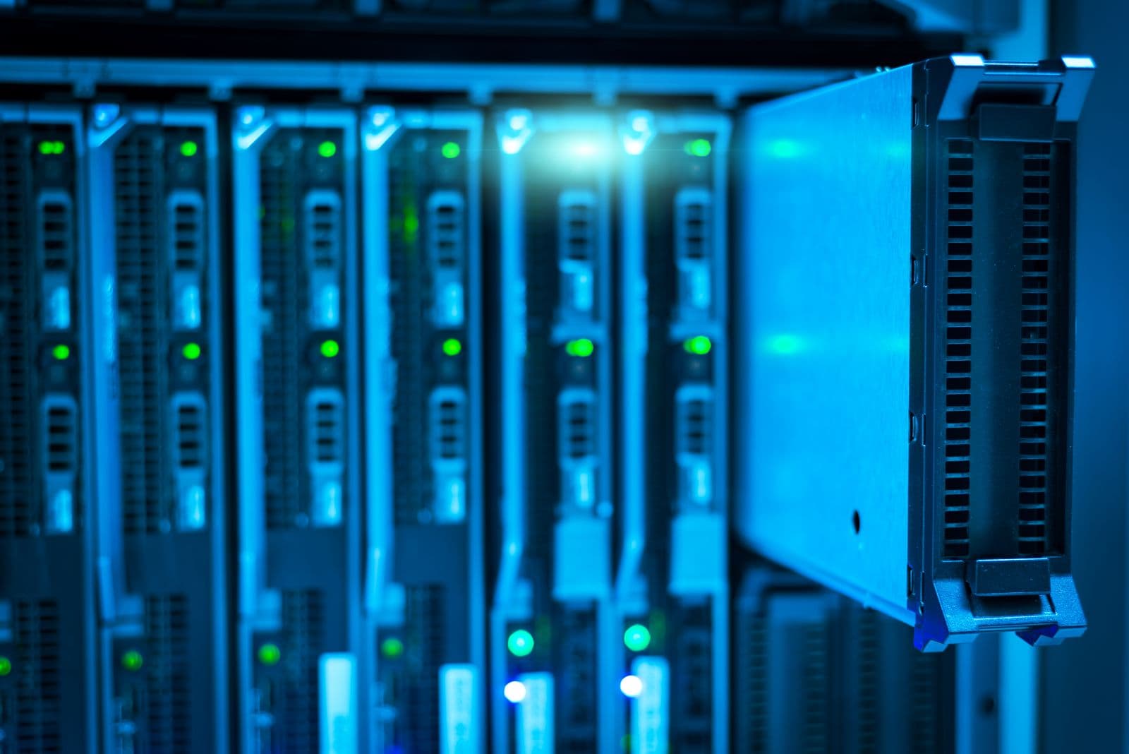 Servers in a data centre